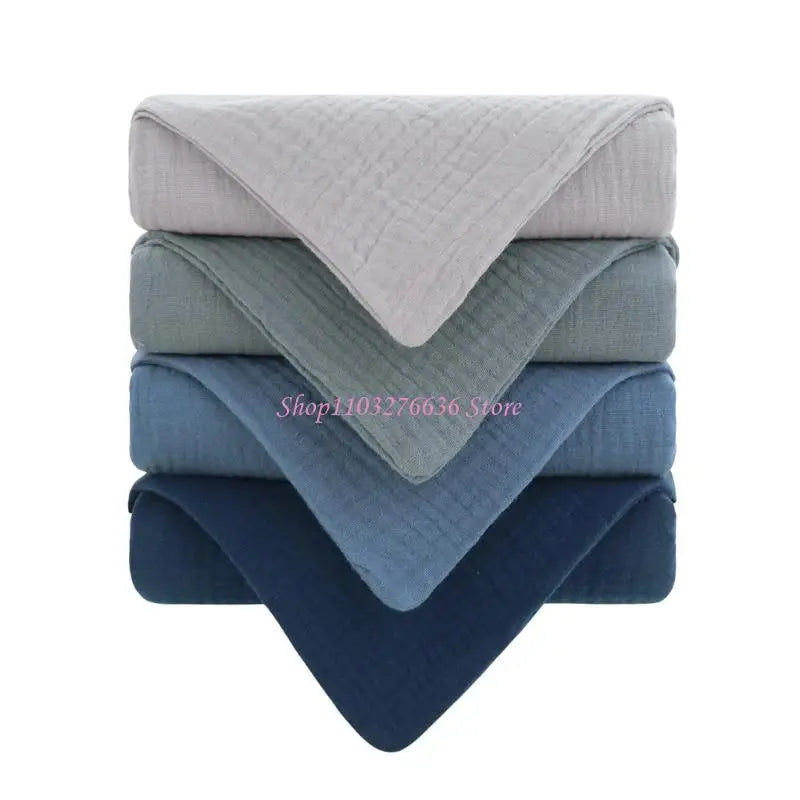 Soft Cotton Baby Washcloths – Face Towel, Drool Bib & Burp Cloth