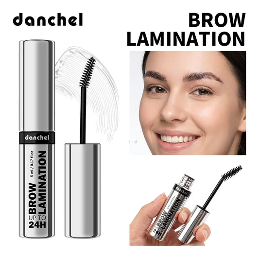 Brow Lamination Eyebrow Gel 24h Lasting Shaping Waterproof Sweatproof Salon Level Effect Gentle Clear Gel Formula Eyebrow Gel Peaceful Pleasures Health and Wellness
