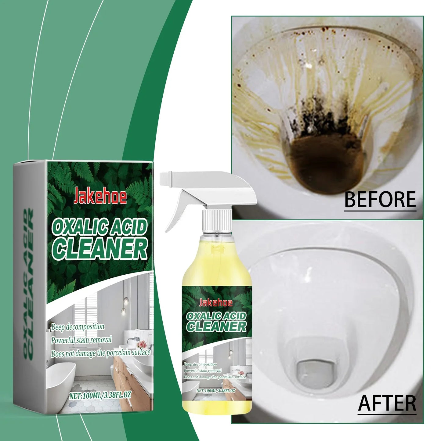Jakehoe Oxalic Acid Toilet Cleaner – Urine & Stain Remover