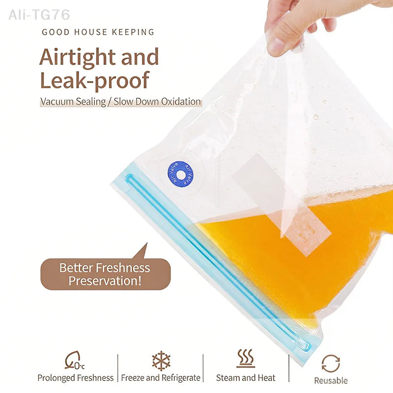 Reusable BPA-Free Vacuum Sealer Bags | Sous Vide & Freezer Safe