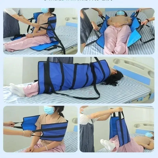 Waterproof Bed Positioning Transfer Sheet with Handles Bed Transfer Sheet Peaceful Pleasures Health and Wellness