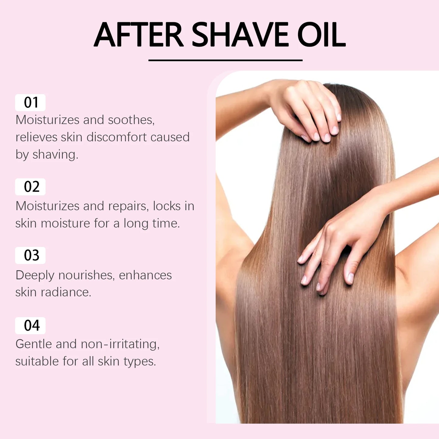 Strawberry Vanilla After Shave Oil – Moisturizing & Ingrown Hair