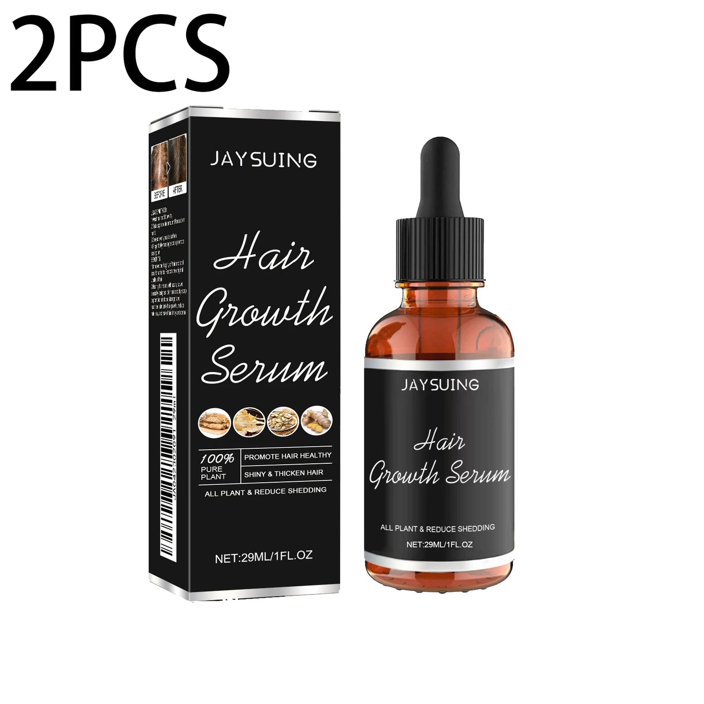 Jaysuing Hair Loss Essence – Scalp Nourishing Regrowth Serum