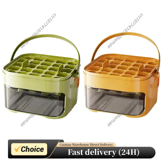 Ice Cube Maker with Press Lid & Tongs Handled Press-Type Ices Cube Tray Large Capacity for DIY Cocktail Coffee Beverages Peaceful Pleasures Health and Wellness