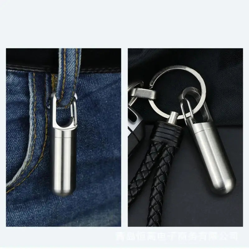 Waterproof Stainless Steel Pill Case | Mini Outdoor Storage Box