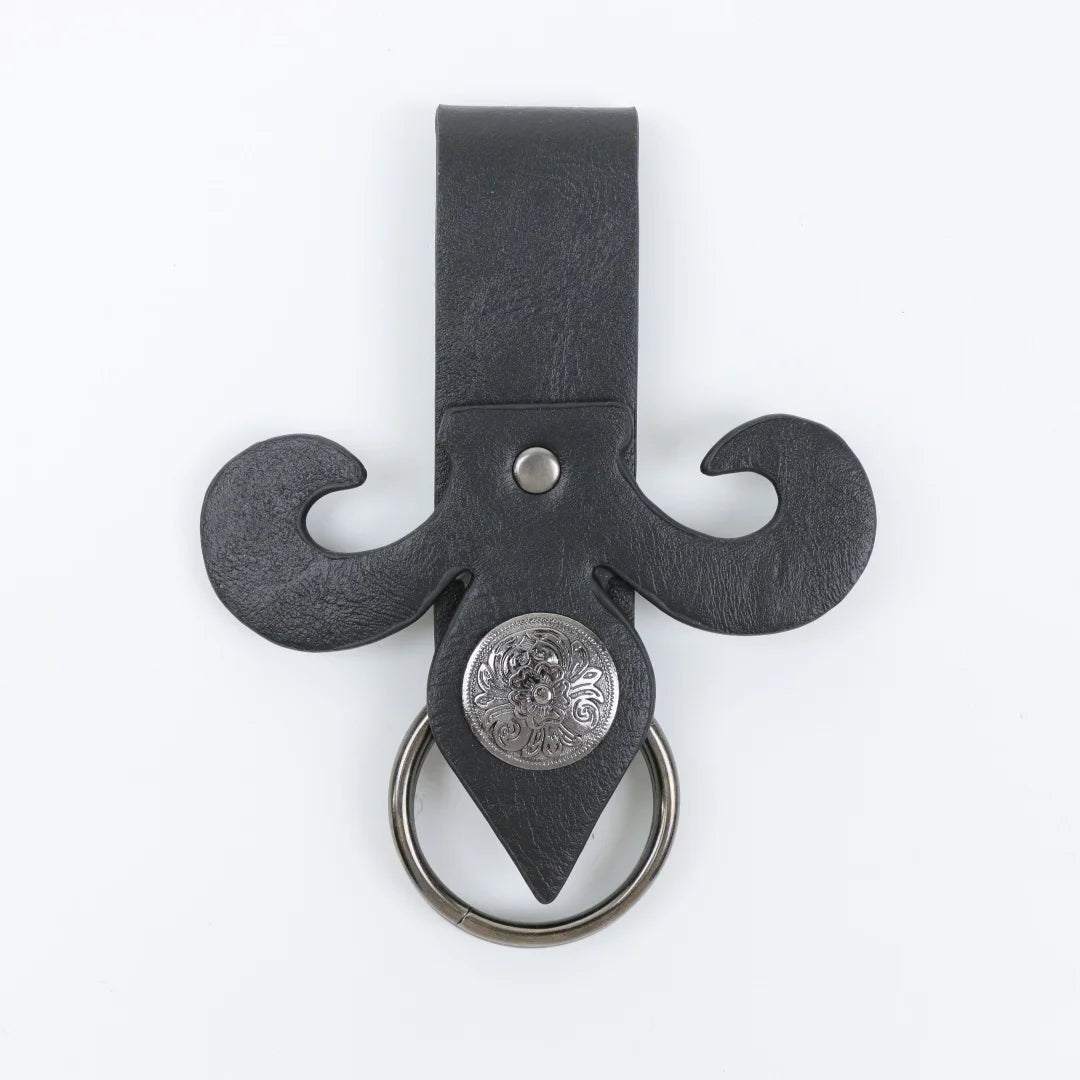 UYEE Belt Medieval Floral Rivet Leather Skirt Lift Clip Waist Sash