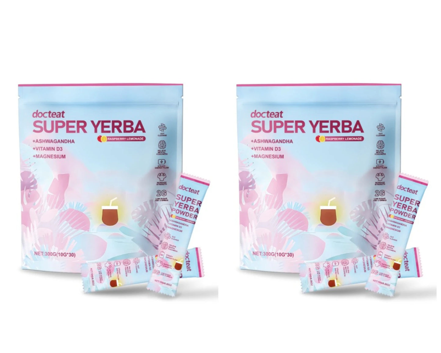 Ma Dai Tea Powder Ashwagandha Vitamin D3 Magnesium 30 Sticks
