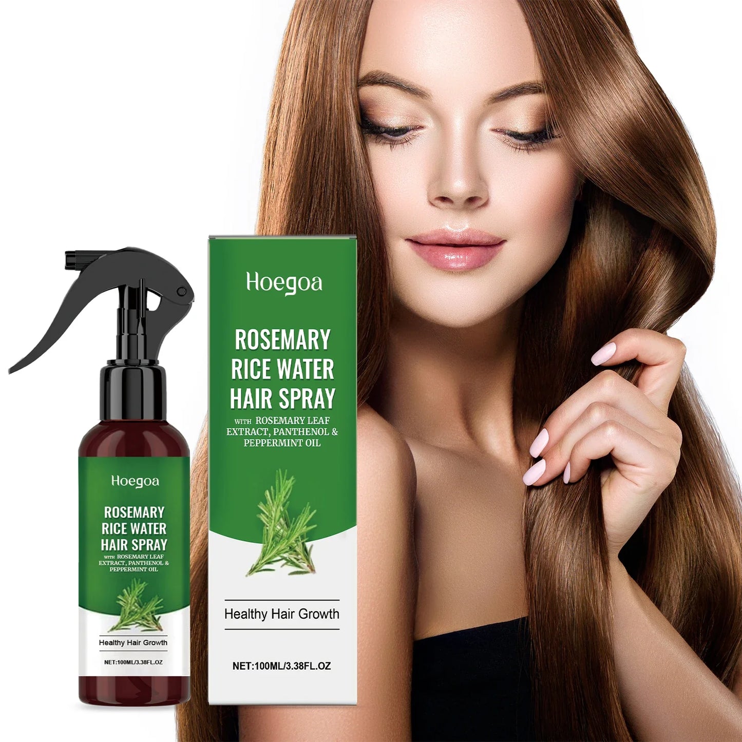 HOEGOA Rosemary Hair Growth Spray – Anti-Baldness Scalp Treatment