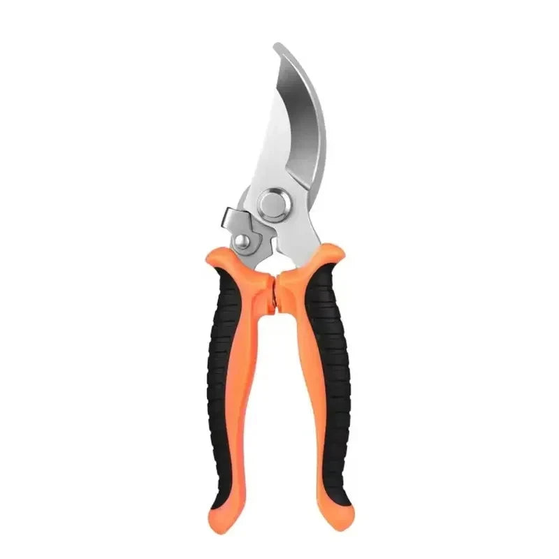 Pruner Garden Scissors Professional Sharp Bypass Pruning Shears Tree Trimmers Secateurs Hand Clippers For Garden Beak Scissors Peaceful Pleasures Health and Wellness 1pc Orange