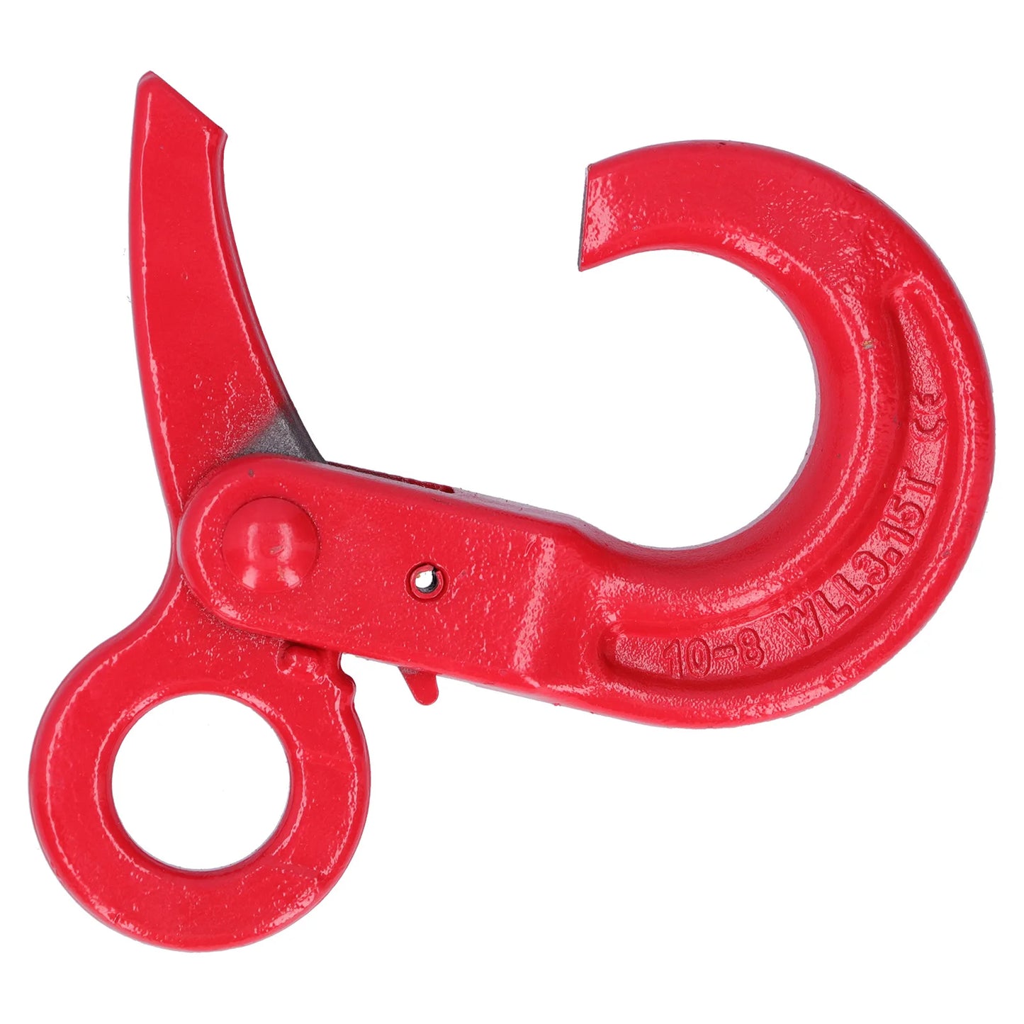 3 15T Slip Hook Alloy Steel Eye Shaped Self Locking Safety Rotation