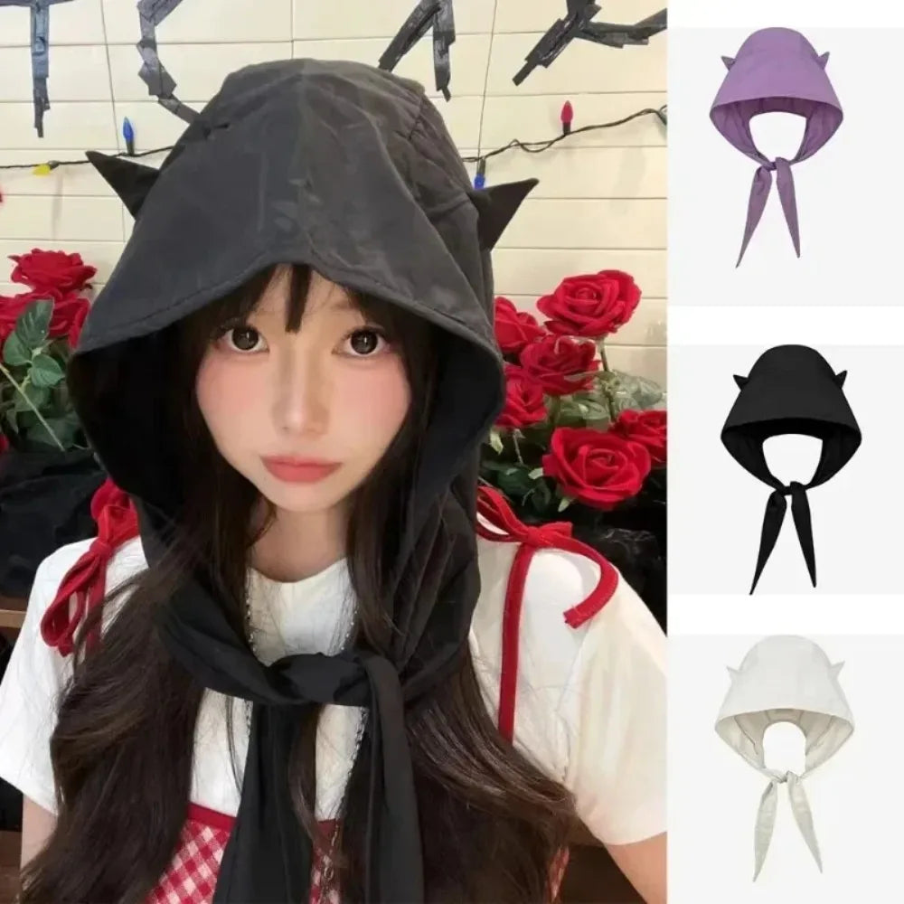 2026 Fashion Summer Fisherman Hat with Strap Trendy Qiuck Dry Cute Ear Design Sunshade Caps for Summer Beach Fishing Hiking Peaceful Pleasures Health and Wellness