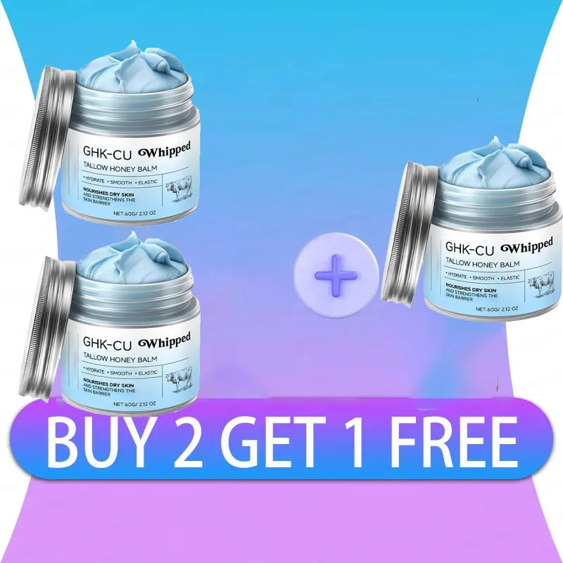 Blue Balm Moisturizer – Copper Peptides, Beef Tallow & Manuka Honey