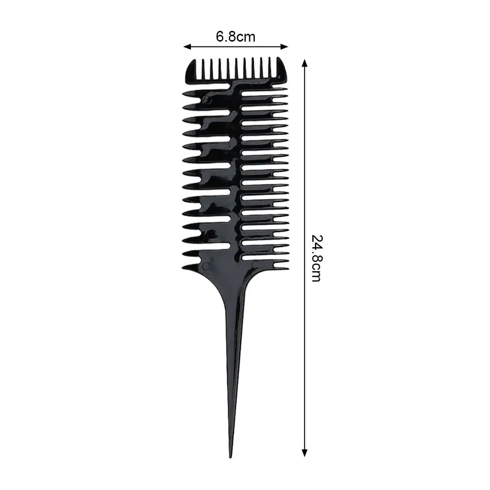 Professional Hair Dyeing Comb Weaving Hair Brush Sectioning Highlight Comb Barber Hairdressing Combs Salon Hair Styling Tools Peaceful Pleasures Health and Wellness