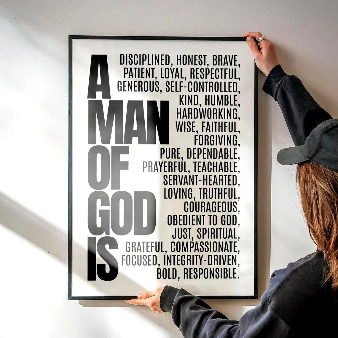 Modern,Minimalist Christian Bible Verse Wall Art Print Canvas Painting Poster Picture For Living Room,Bedroom Home Decor Peaceful Pleasures Health and Wellness