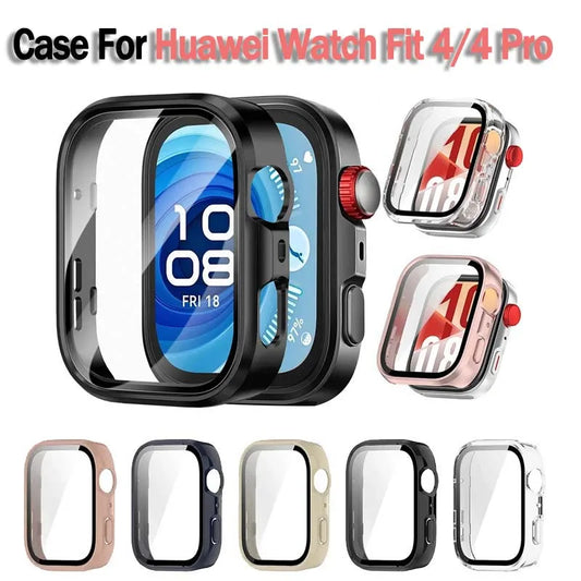 Huawei Watch Fit 4 / 4 Pro Tempered Glass & PC Case Bundle Peaceful Pleasures Health and Wellness