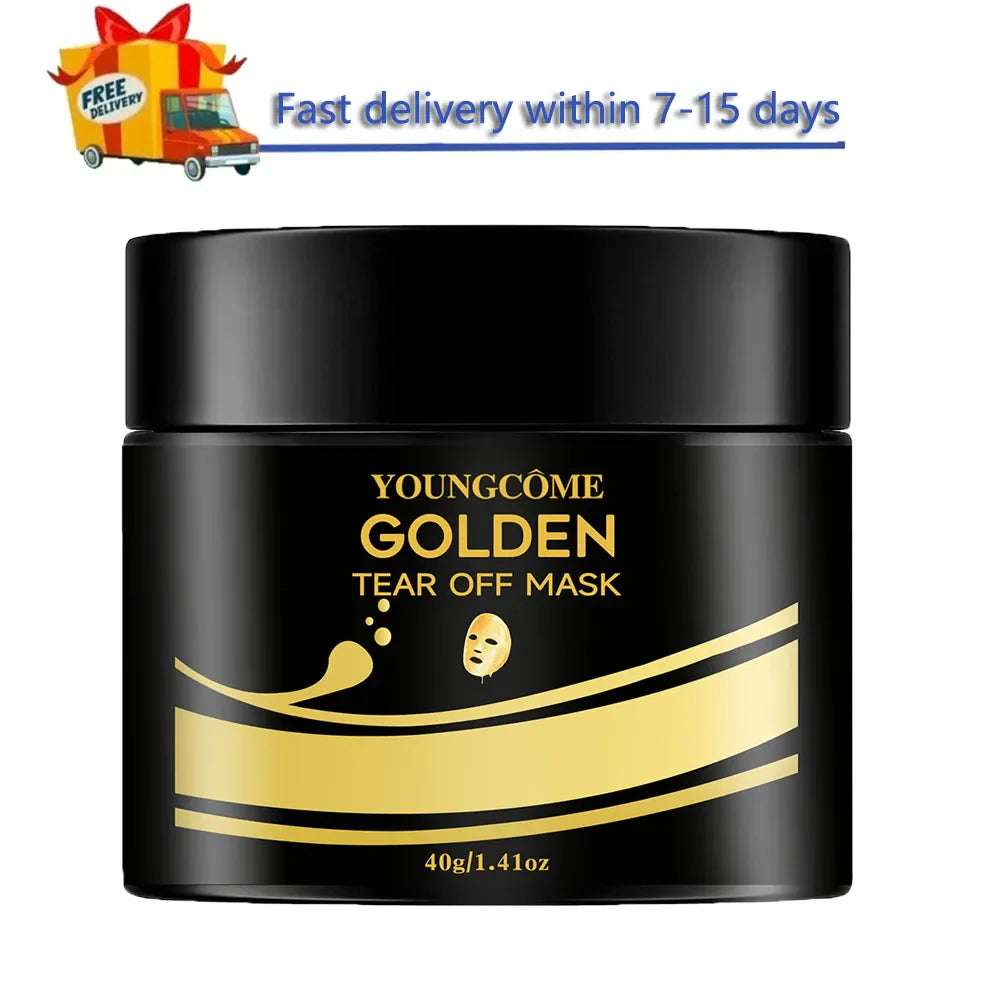 24K Gold Peel-Off Mask – Cleansing, Firming & Brightening
