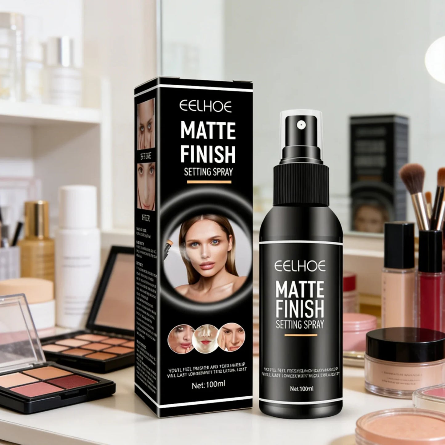 Eelhoe Matte Setting Spray – Oil Control & Pore Minimising 100ml