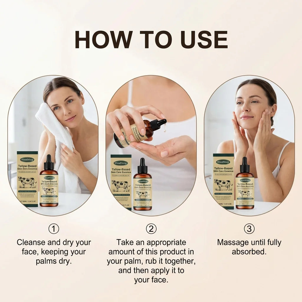 Tallow Face Serum 100ml – Moisturizing & Soothing Skin Essence