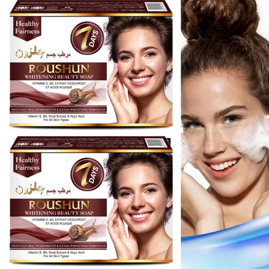 ROUSHUN Handmade Cleansing Soap Bar 2-Pack | Gentle & Deep Clean Cleansing Bar Soap Oasis Select