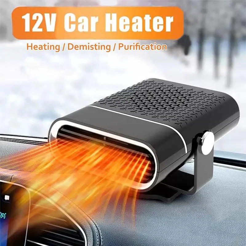 Hotselling Winter Car Heater Ptc Mini Car Heater Fan Windshield Car Heater Portable Fan For Cars Windshield Defroster Demister Peaceful Pleasures Health and Wellness