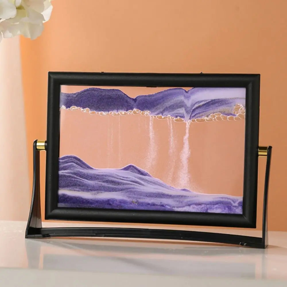 Rotatable 3D Sand Art Picture | Flowing Sandscape Home Décor