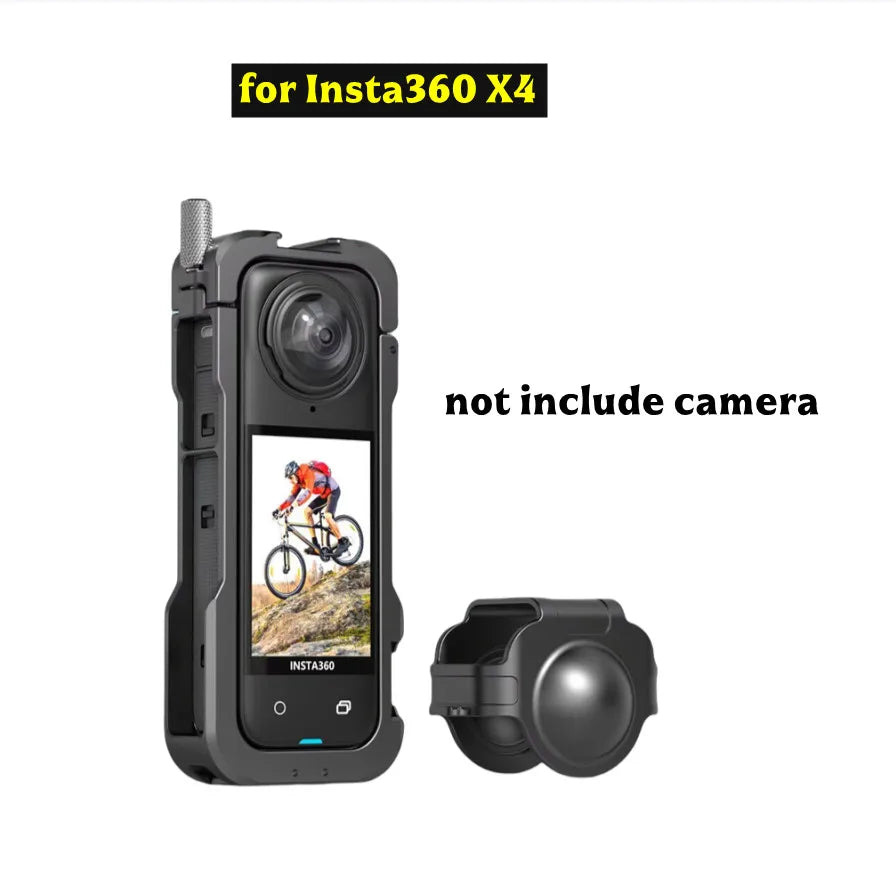 Aluminum Alloy Cage Frame for Insta360 X4 Air/X5/X4/X3