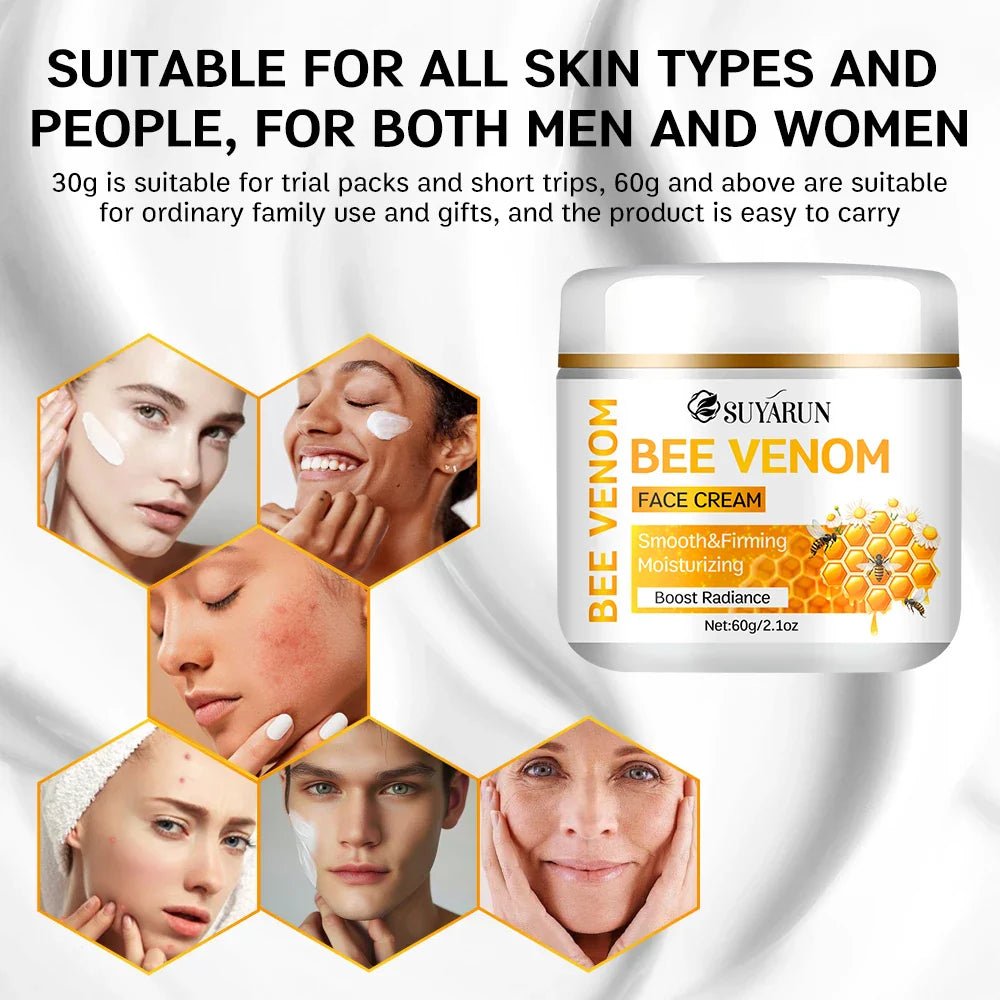 SUYARUN Bee Venom Cream – Anti-Aging Moisturizer with Aloe
