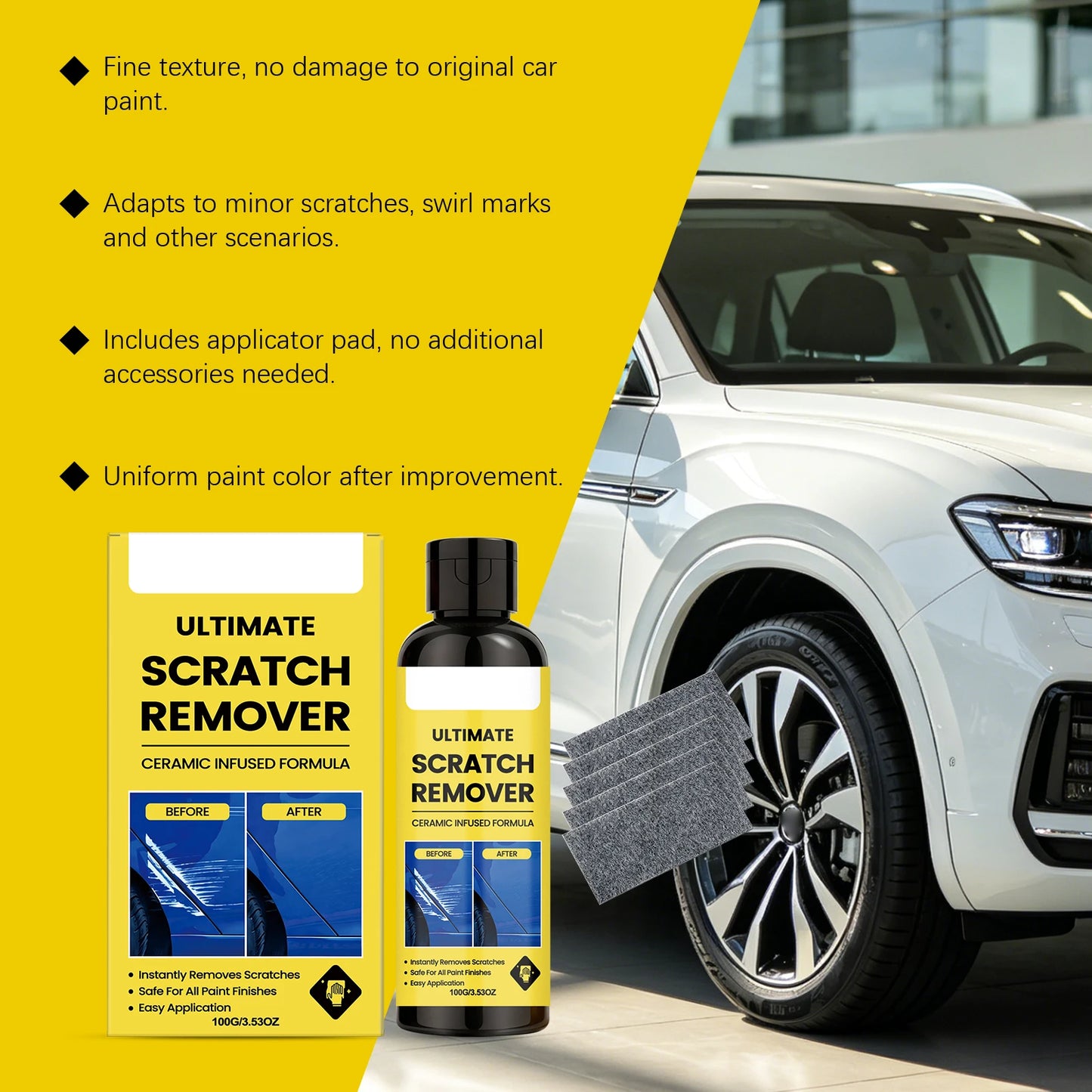 100G Car Scratch Remover – Restore Paint Gloss & Polish