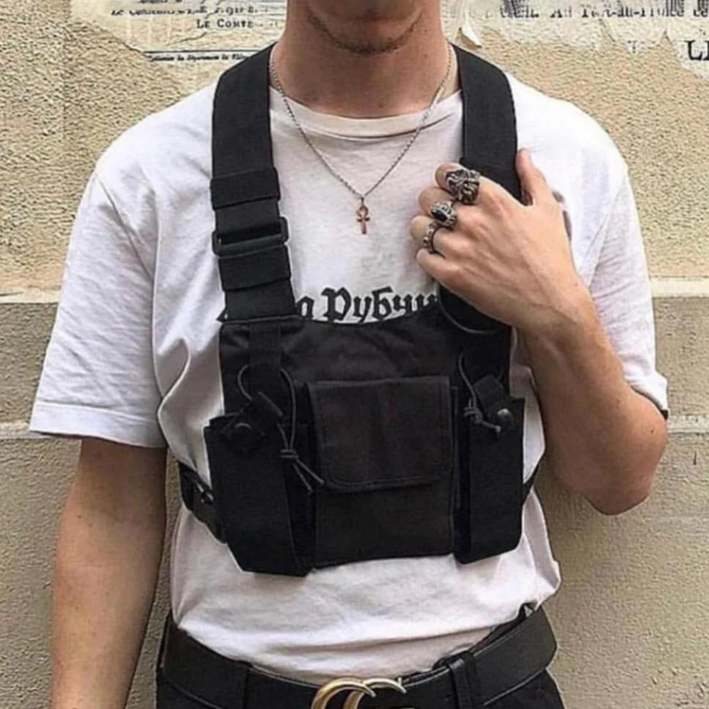 Tactical Chest Rig Bag – Unisex Hip Hop Streetwear Waist Pack