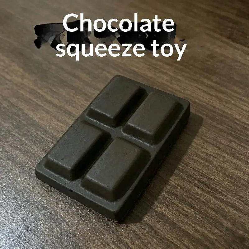 Chocolate Squeeze Fidget Toy | Soft Slow Rising Sensory Toy