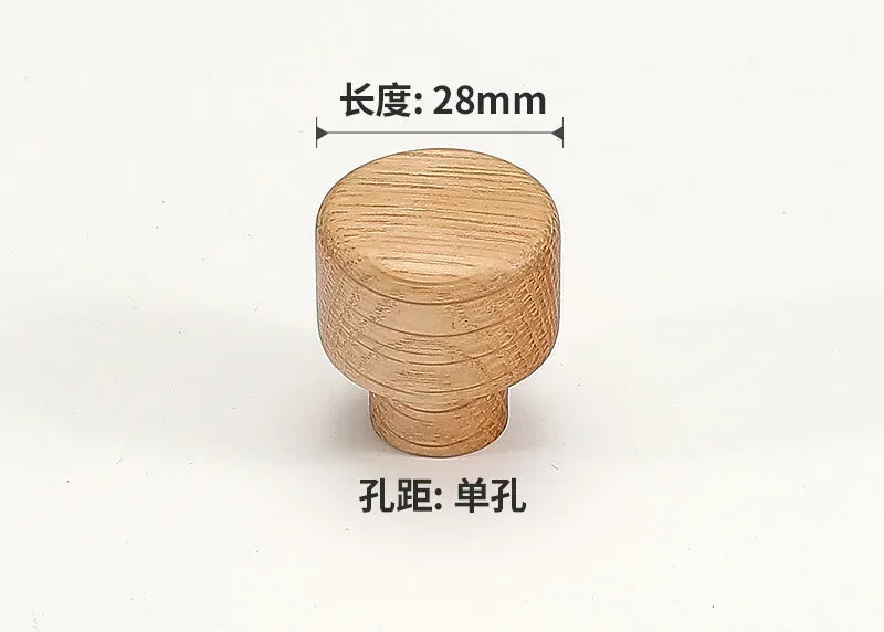 Natural Walnut Wood Cabinet & Drawer Handles | Modern Pull