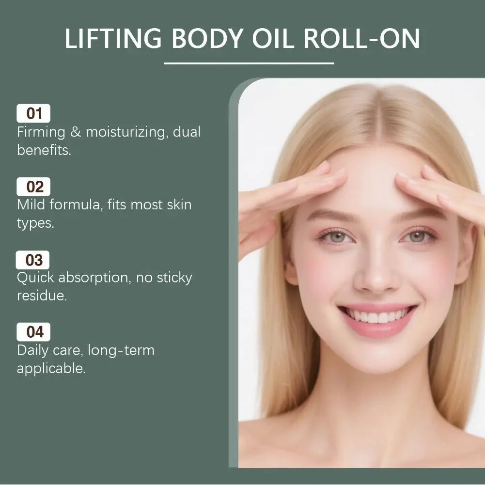 Collagen Lifting Body Oil Roll-On | Firming & Fragrance 50ml