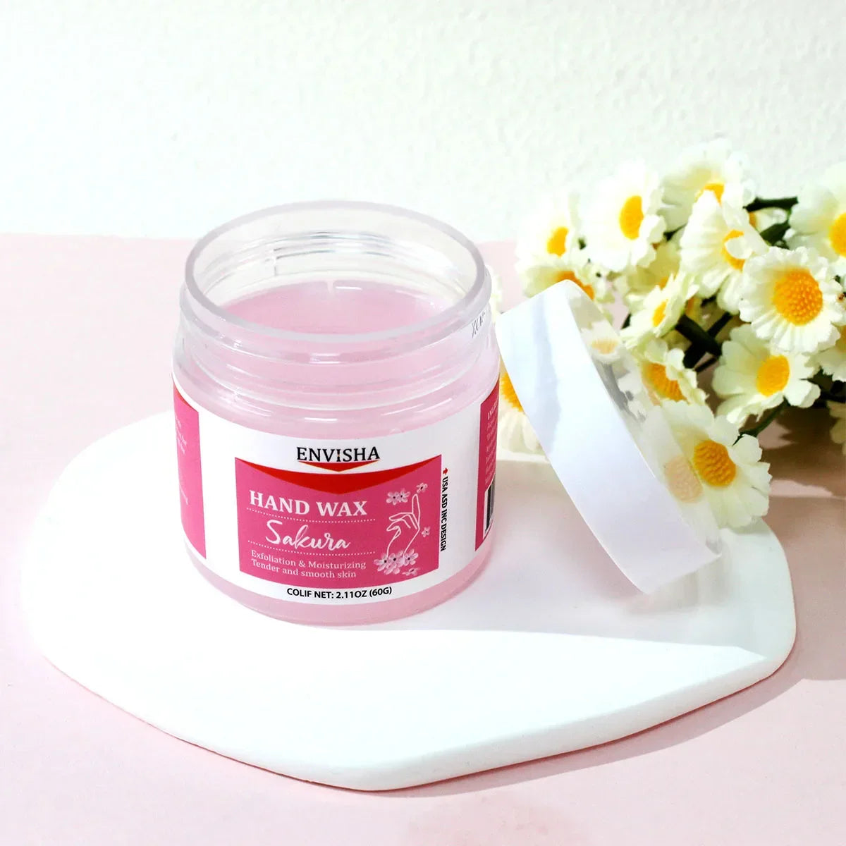 ENVISHA Moisturizing Hand Mask – Sakura & Honey (60g) Hand Mask ENVISHA