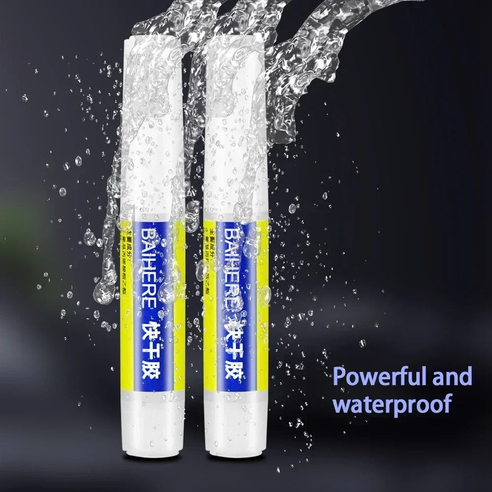 502 Super Glue Instant Quick-drying Cyanoacrylate Adhesive Leather Rubber Wood Metal Strong Bond Liquid Glue Tool 2g Peaceful Pleasures Health and Wellness