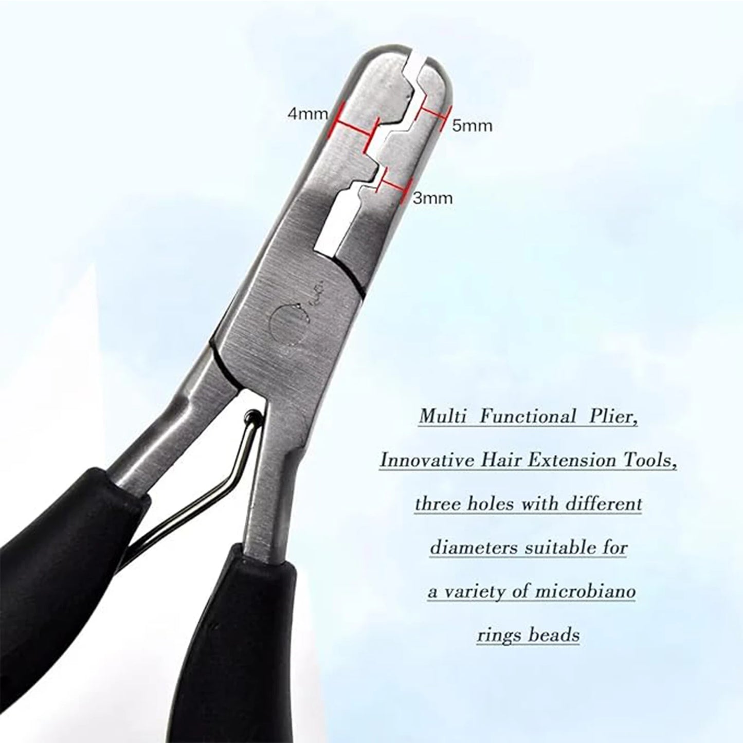 Micro Ring Hair Extension Pliers | Stainless Steel Install Tool