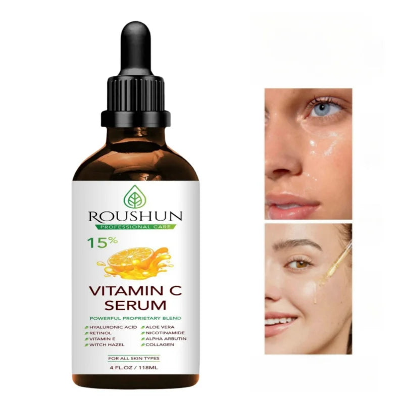 118ml Vitamin C SerumFace Care Skin Care Essence Liquid Hydrating Moisturizing EssenceTO Body, Eye, Face, HandEssential Oil Peaceful Pleasures Health and Wellness