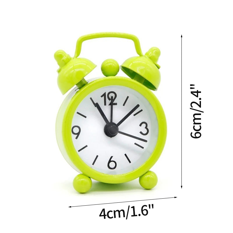 Nordic Style Alarm Clock Digital Quartz Clock Home Ornament Portable Mute Clocks with Metal Stand for Bedroom Decor Peaceful Pleasures Health and Wellness S3-5