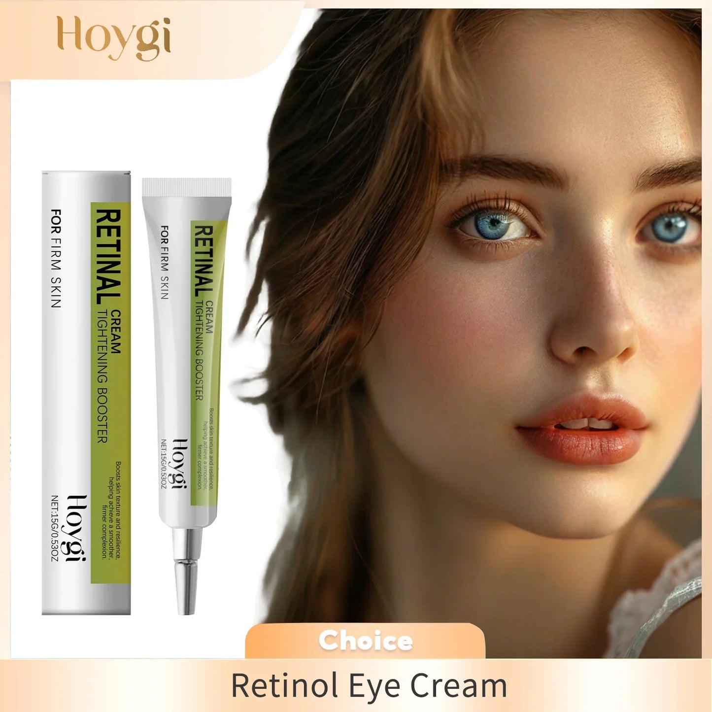 Hoygi Retinol Eye Cream – Firming, Anti-Wrinkle & Hydrating 15g