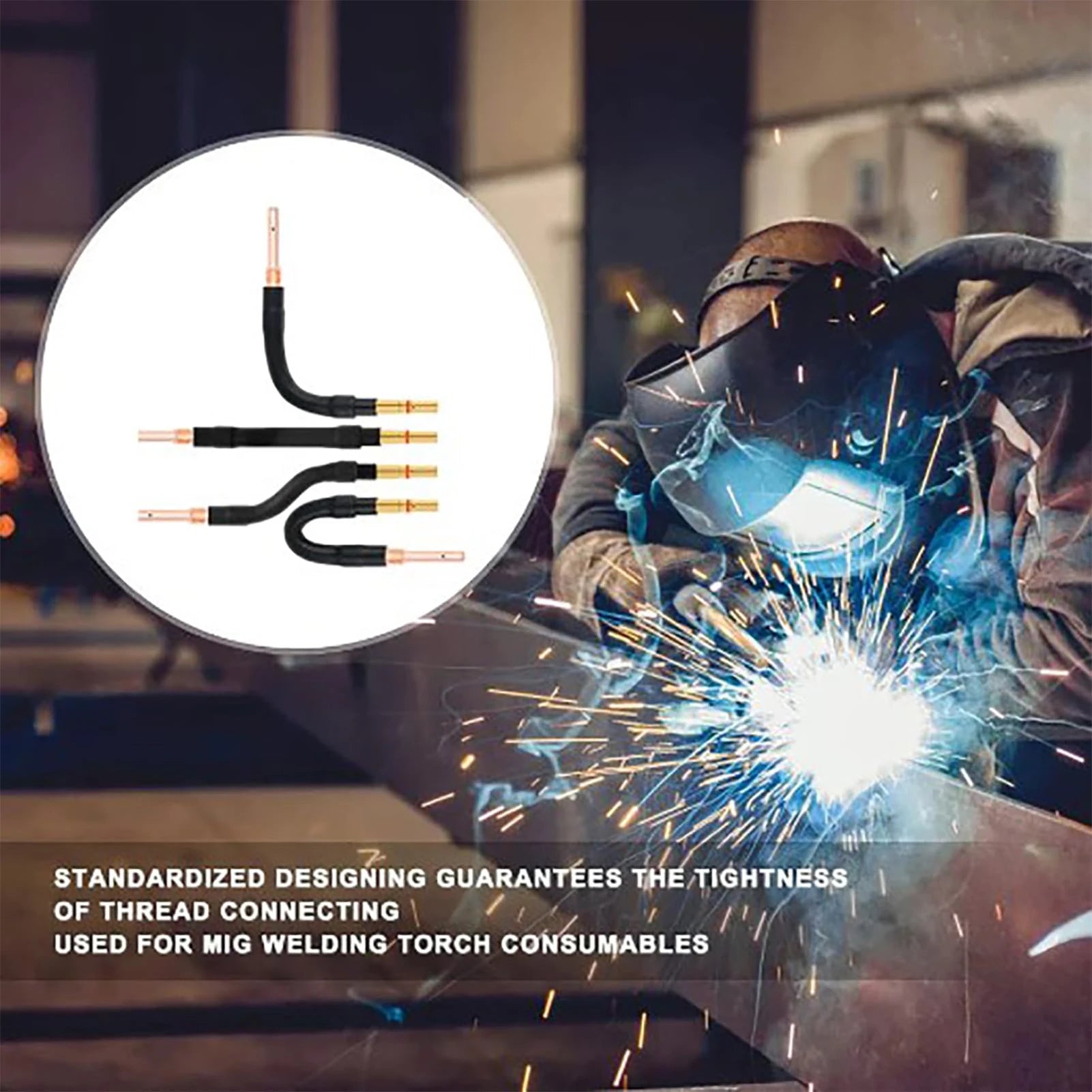 Welding Gun Pipe Bending Adapter Internal Screw Curved Rod for Both Professionals and DIY Peaceful Pleasures Health and Wellness