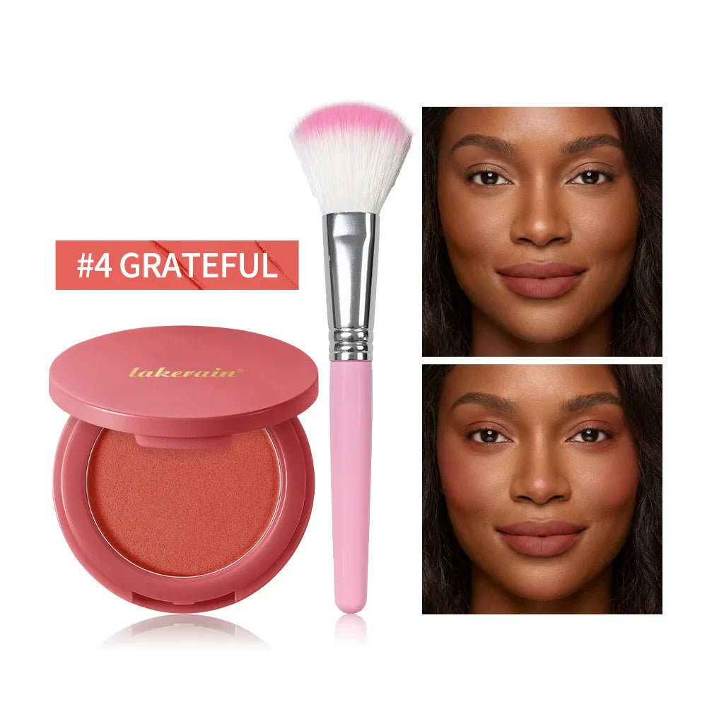 Soft Poke Matte Bouncy Blush & Brush – Korean Face Makeup