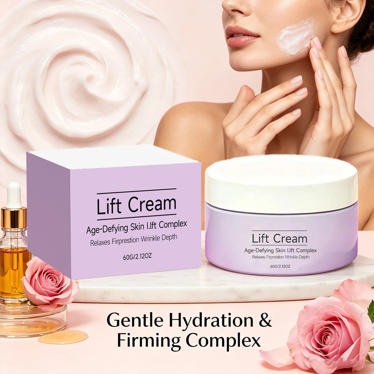 Firming Face Cream – Tighten, Lift & Hydrate Skin | 60g Firming Face Cream Peaceful Pleasures Health and Wellness