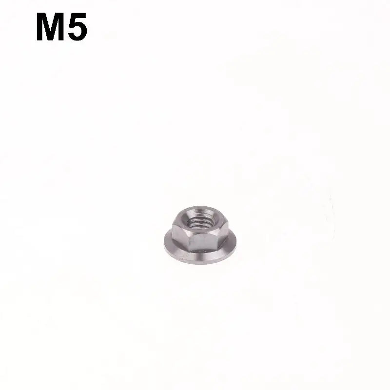 New 1PC Motorcycles Titanium Hex Flange Hexagon Nuts M5 M6 M8 M9 M10 M12 For Motorcycles And Motorbikes Peaceful Pleasures Health and Wellness A1