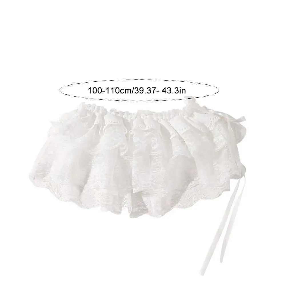 Korean Lace Mini Layered Skirt | Y2K Harajuku Ruffle Streetwear