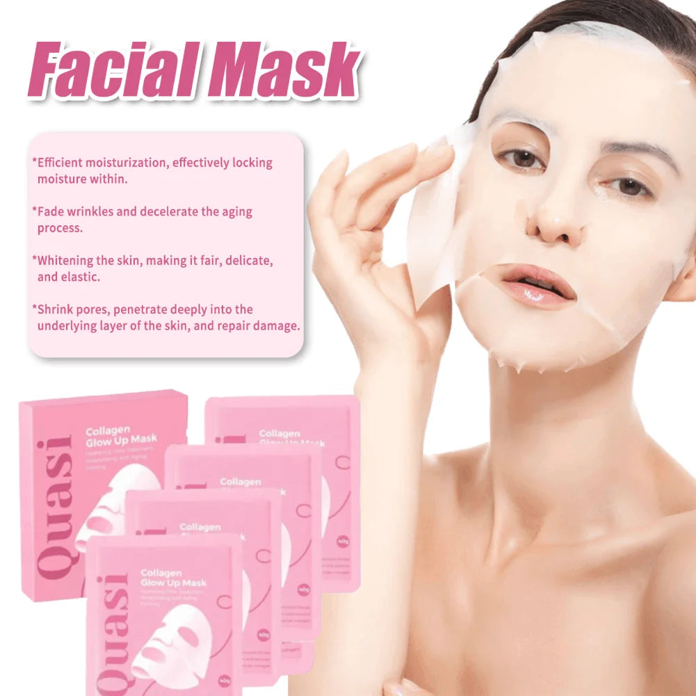 4-Pack Collagen Overnight Face Mask – Hydrating & Brightening
