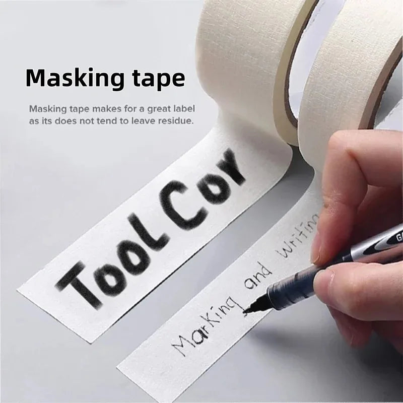 20m High-Temp Masking Tape – Writable, Tearable, High Adhesive