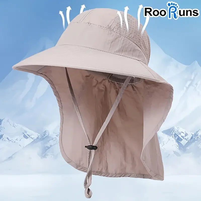 UV Wide Brim Sun Hat – Unisex Fishing & Outdoor Summer Hat