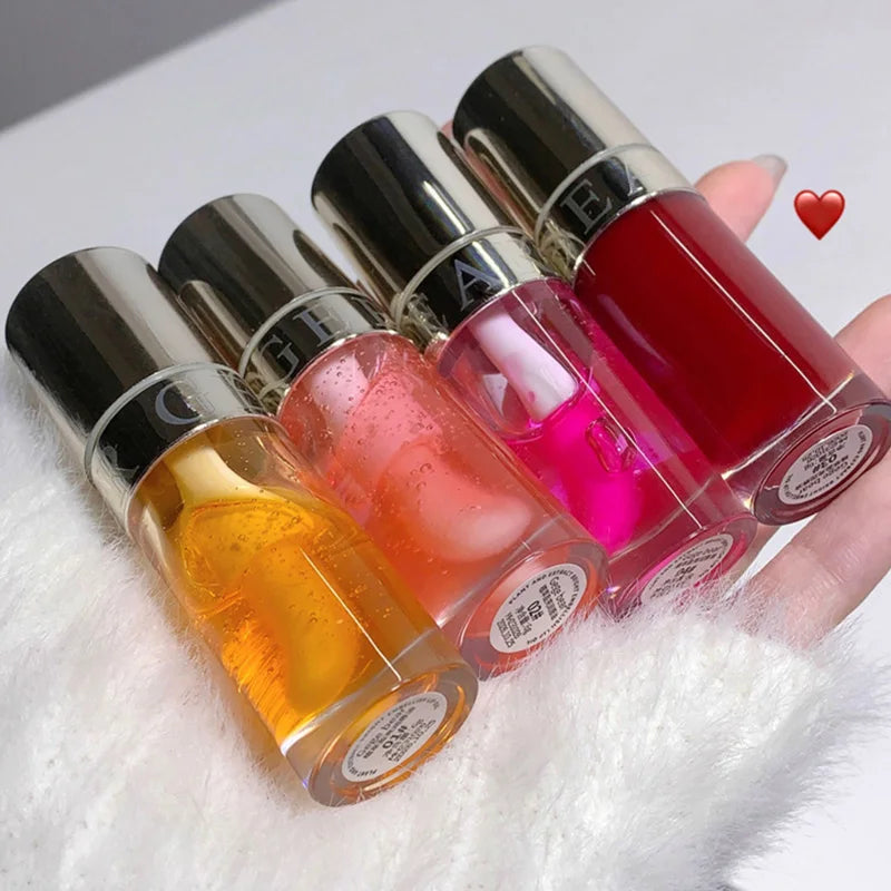 Gege Bear Crystal Jelly Lip Oil Mirror Gloss Tint | K-Beauty