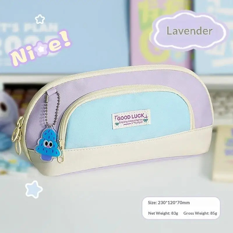 Dopamine Magnetic Pencil Case – Large Capacity Stationery Bag