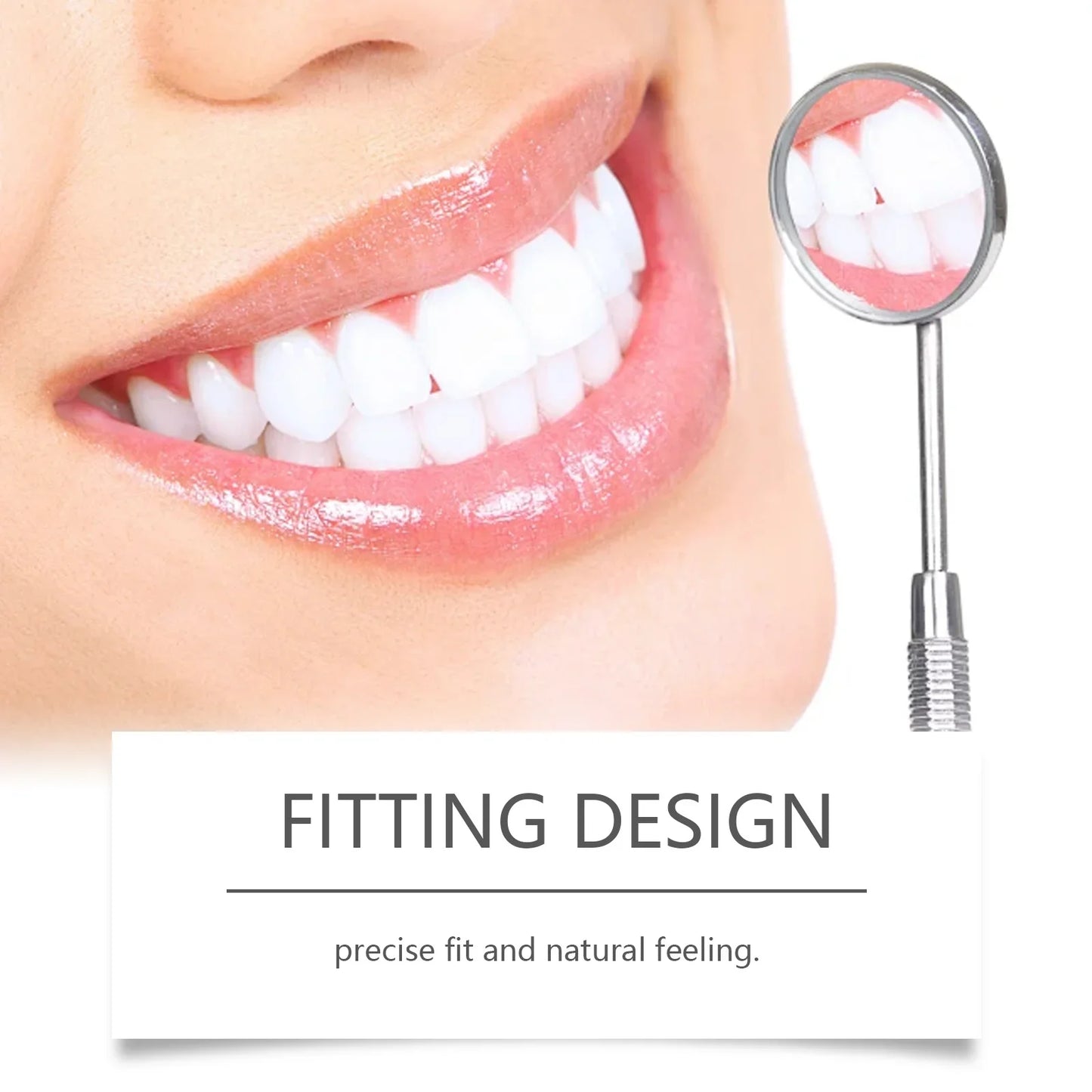Snap-On Silicone Veneers – Adjustable Whitening Denture Kit