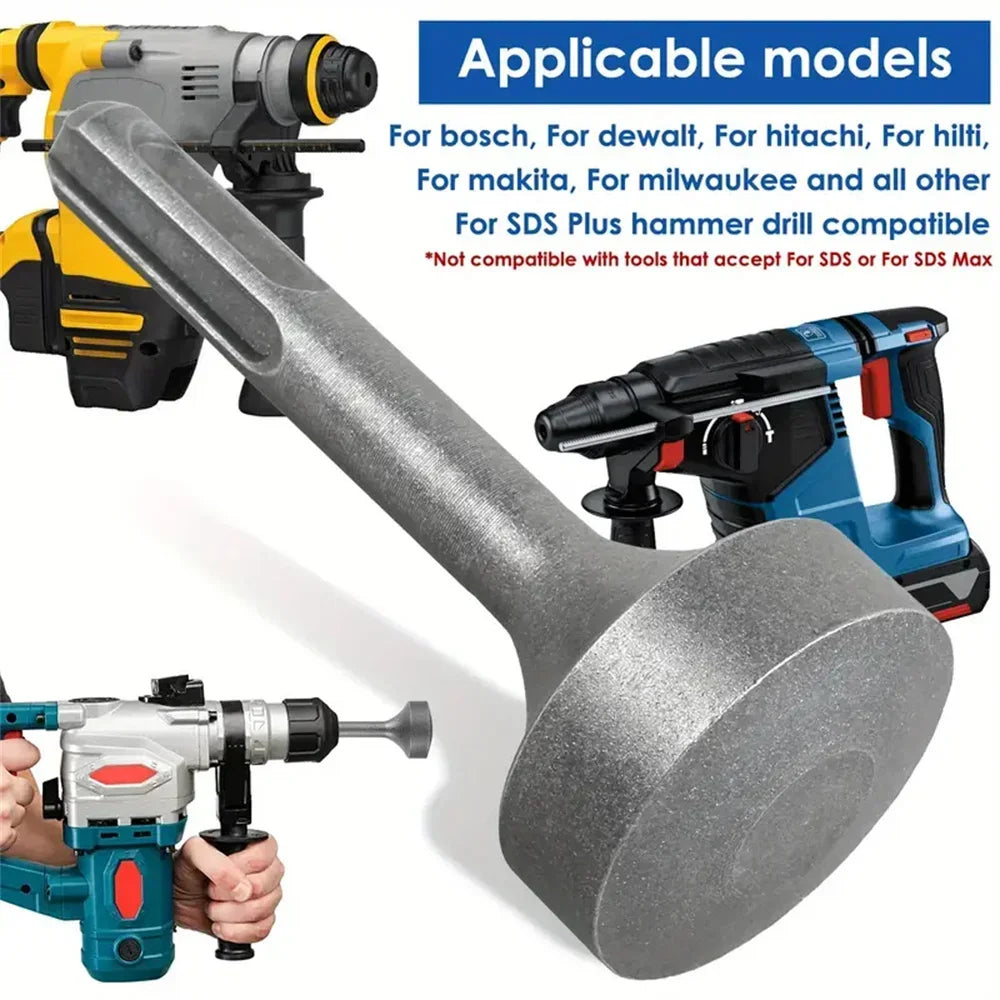 1set Ground Rod Driver 85mm Heavy Duty Steel Drill Bit Driver Wear Resistant Wide Compatibility Ground Rod Bits Socket For Rotar Peaceful Pleasures Health and Wellness